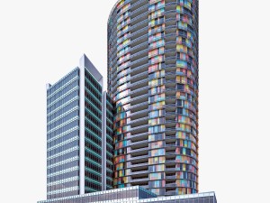 residential building 01 3D Model