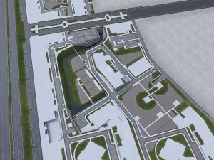 residential urban area 3D Model