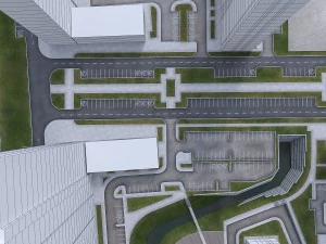 residential urban area 3D Model