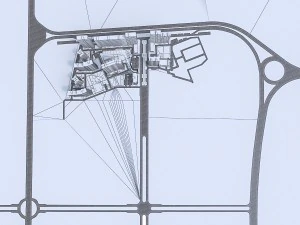 residential urban area 3D Model