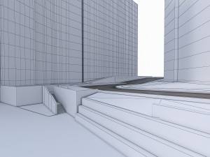 residential urban area 3D 모델