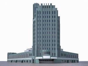 wiltern theatre - pellissier building 3D Model