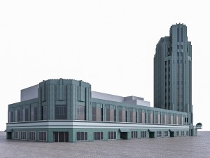 wiltern theatre - pellissier building 3D Модель