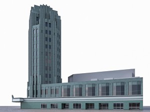 wiltern theatre - pellissier building 3D Модель