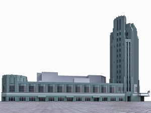 wiltern theatre - pellissier building 3D Модель