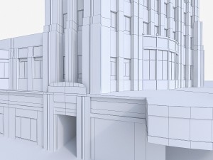 wiltern theatre - pellissier building 3D Модель