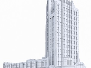 wiltern theatre - pellissier building 3D Модель