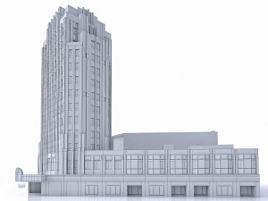 wiltern theatre - pellissier building 3D Модель