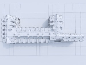 loft building exterior 3D Модель