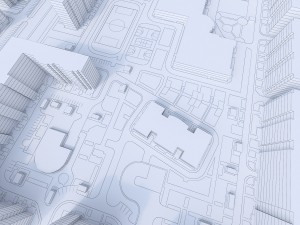 residential urban district 3D Model