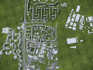 residential urban area 3D Model