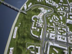 urban landscape terrain 3D Models
