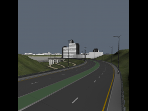 urban landscape terrain Modèle 3D