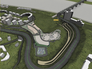 urban landscape terrain Modèle 3D