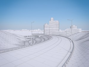 urban landscape terrain Modèle 3D