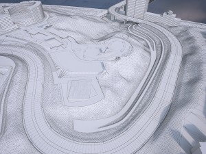 urban landscape terrain Modèle 3D