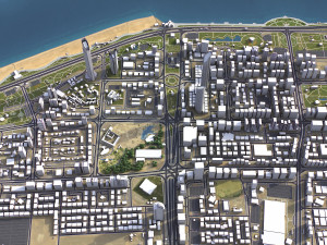 Abu Dhabi - City 3D Model
