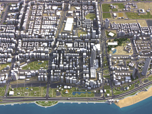 Abu Dhabi - City 3D Model