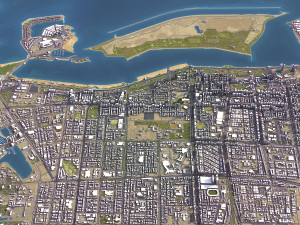 Abu Dhabi - City 3D Model