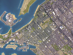 Abu Dhabi - City 3D Model