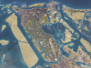 Abu Dhabi - City 3D Model