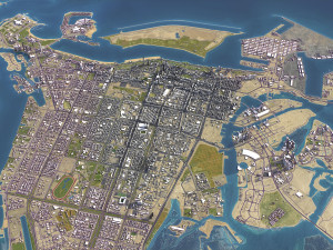 Abu Dhabi - City 3D Model