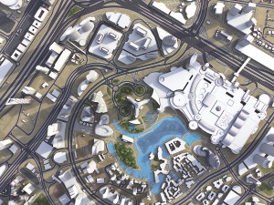 Dubai - 3D City Model Modèle 3D