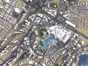 Dubai - 3D City Model Modèle 3D