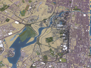 Dubai - 3D City Model Modèle 3D