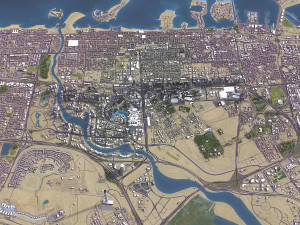 Dubai - 3D City Model Modèle 3D