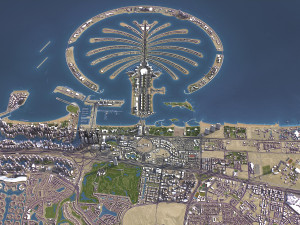 Dubai - 3D City Model Modèle 3D