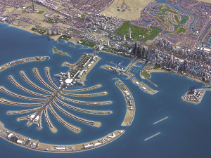 Dubai - 3D City Model Modèle 3D