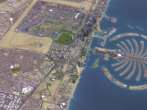 Dubai - 3D City Model Modèle 3D