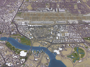 Dubai - 3D City Model Modèle 3D