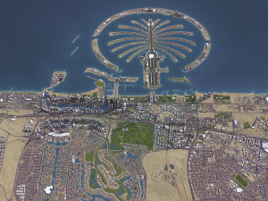 Dubai - 3D City Model Modèle 3D