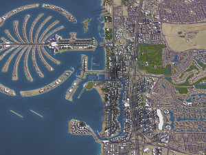 Dubai - 3D City Model Modèle 3D