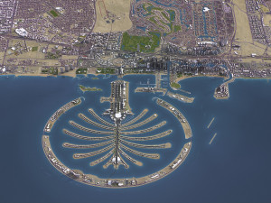 Dubai - 3D City Model Modèle 3D