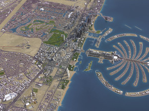 Dubai - 3D City Model Modèle 3D