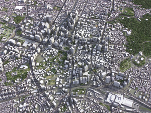 Seoul - 3D City Model Modelo 3D