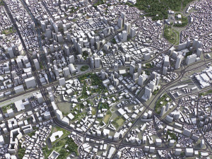 Seoul - 3D City Model Modelo 3D