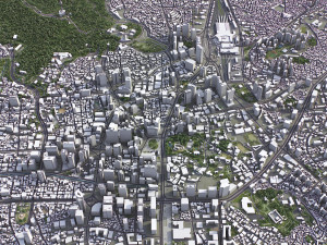 Seoul - 3D City Model Modelo 3D