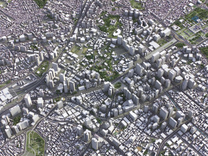 Seoul - 3D City Model Modelo 3D
