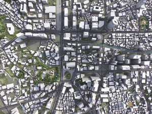 Seoul - 3D City Model Modelo 3D