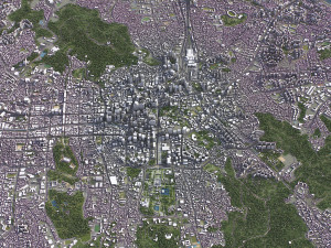 Seoul - 3D City Model Modelo 3D