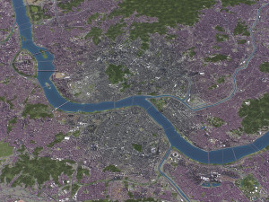 Seoul - 3D City Model Modelo 3D