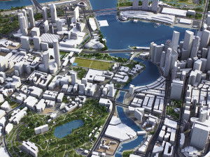 Singapore - 3D City Model Model 3D