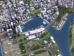 Singapore - 3D City Model 3D Model