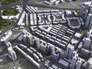 Singapore - 3D City Model Model 3D