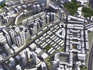 Singapore - 3D City Model Model 3D