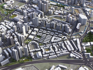 Singapore - 3D City Model Model 3D